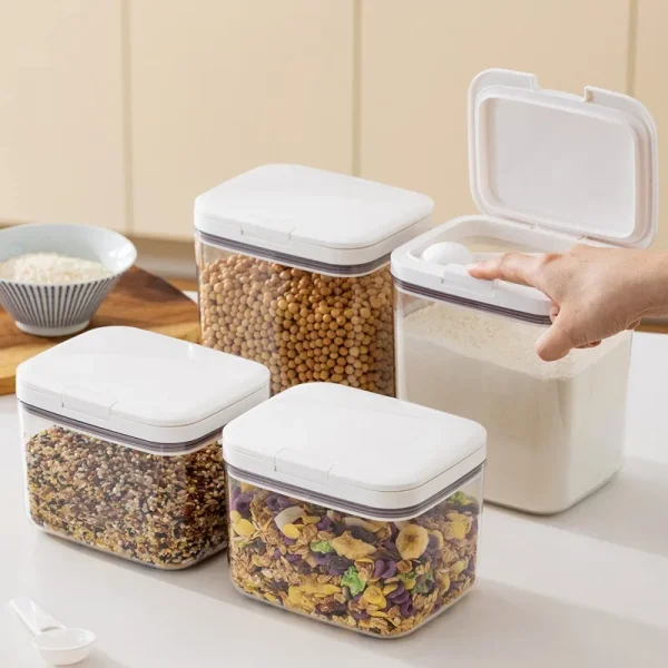 Household dry food sealed storage container
